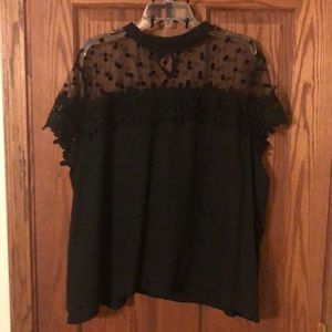 Sheer black party shirt!